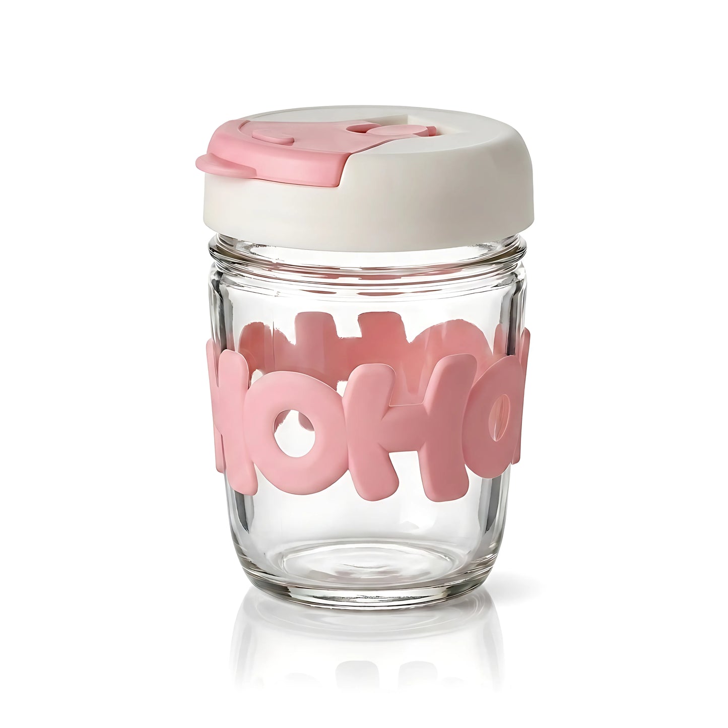 Insulated Stainless Steel Ladies Travel Mug With Straw & Handle