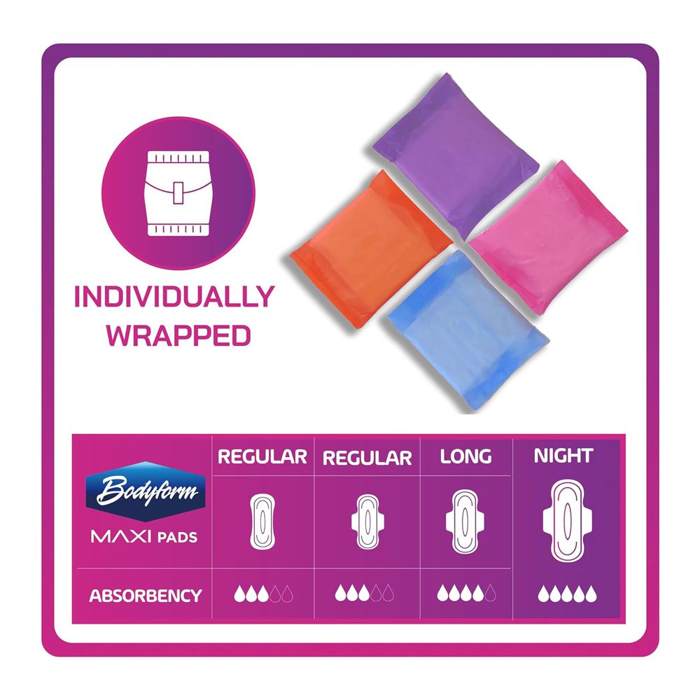 Bodyform Cushion Soft Maxi Regular with Wings 12's pack