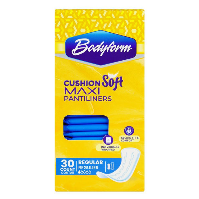 Bodyform Cushion Soft Maxi Regular Pantiliners 30's pack
