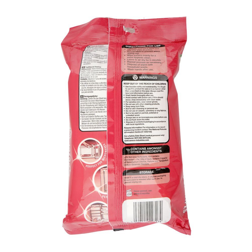 Greenshield Microwave & Fridge Freezer Wipes 70's