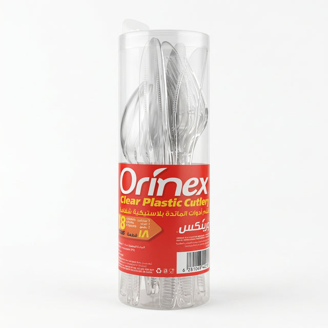 Orinex Clear Cutlery 18's ST-C-301/302/303