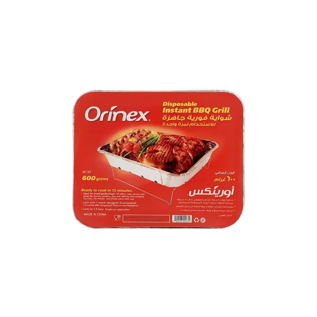 Orinex Disposable Instant Bbq Grill 600gm