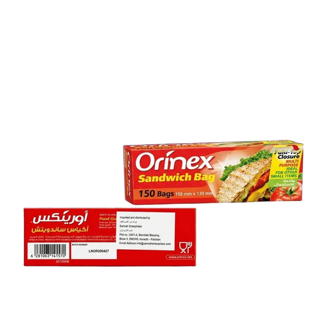 Orinex Sandwich Bag 150 Bags