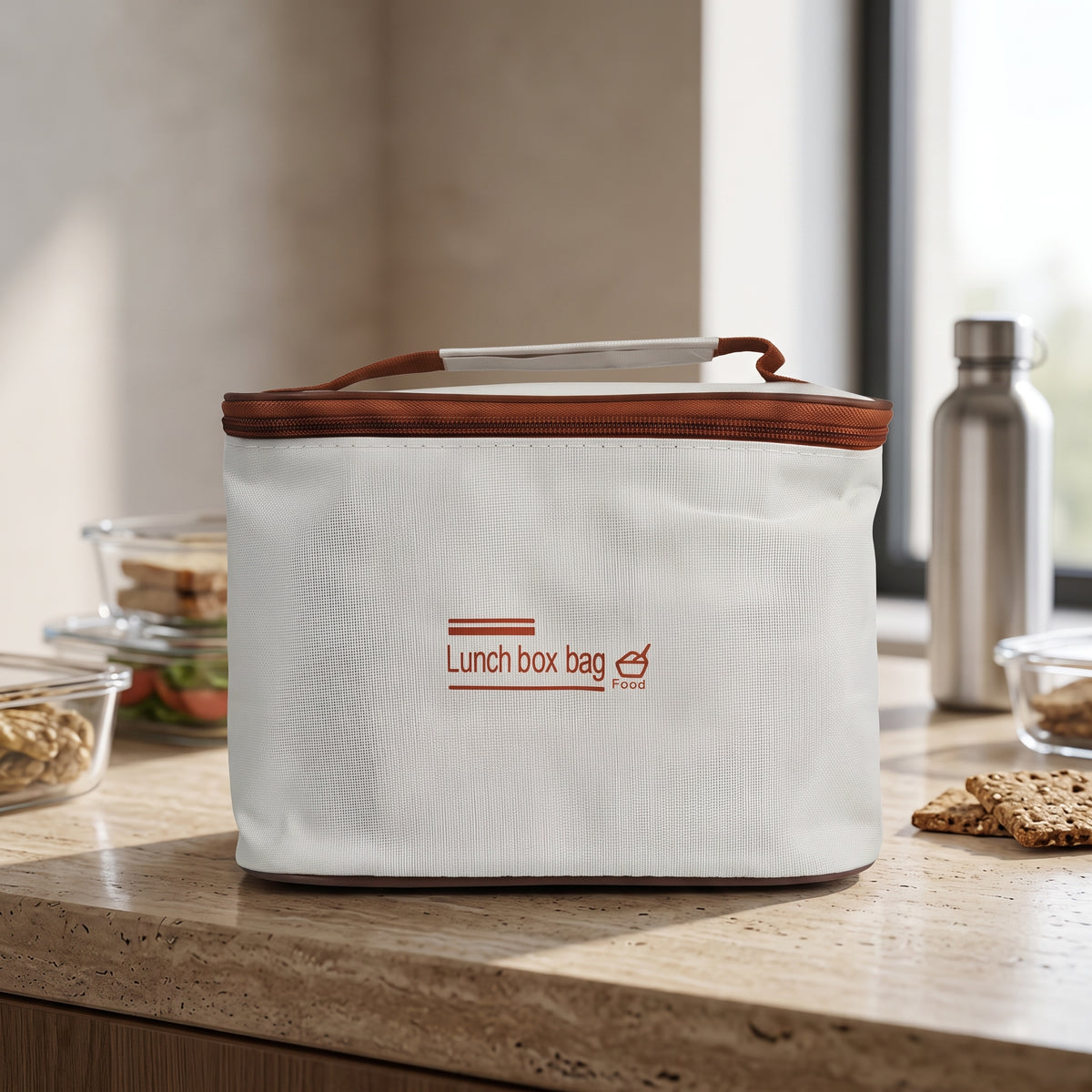 4-Liter Multi-Layer Thermal Insulated Stainless Steel Lunch Box