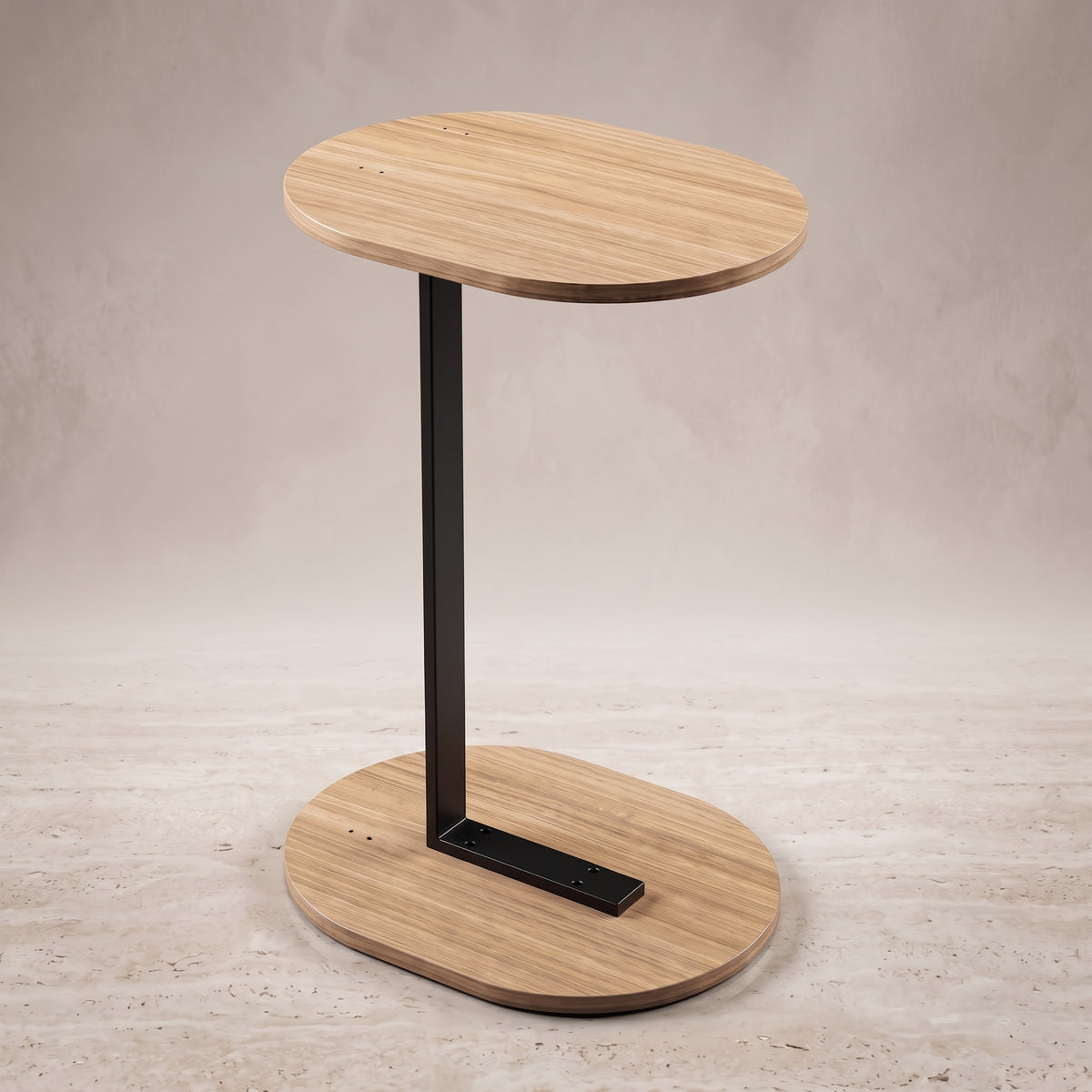 Modern Oval C-Shaped Side Table (Copy)