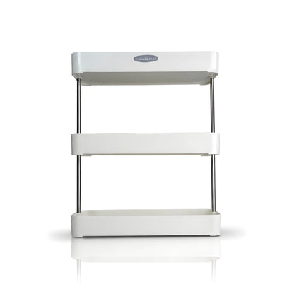 3-Tier Rectangular Spice Rack Organizer Stainless Steel Shelf