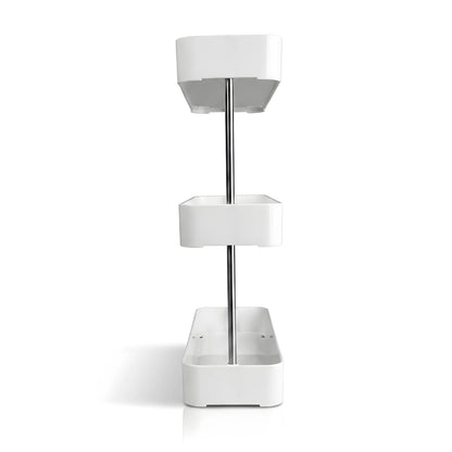 3-Tier Rectangular Spice Rack Organizer Stainless Steel Shelf