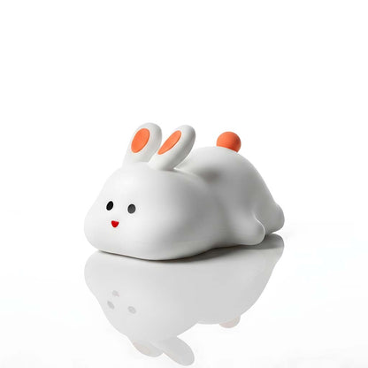 Cute Bunny Silicone Touch Night Light Lamp For Kids Room