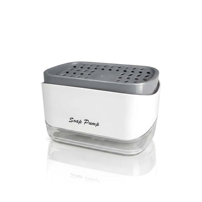 New 2-in-1 Liquid Soap Dispenser Pump With Sponge Holder