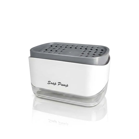 New 2-in-1 Liquid Soap Dispenser Pump With Sponge Holder