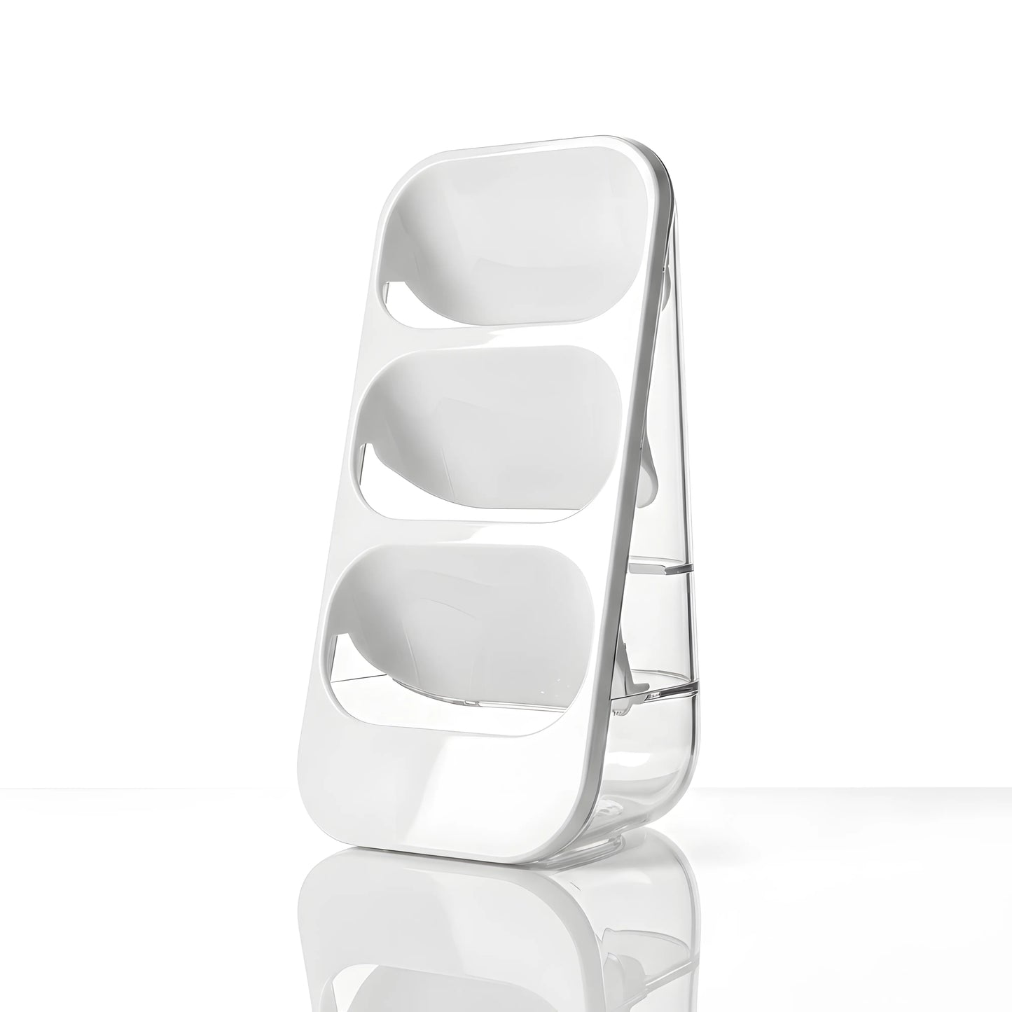 3-Compartment Stainless Steel Cutlery Stand & Utensil Holder
