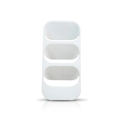 3-Compartment Stainless Steel Cutlery Stand & Utensil Holder