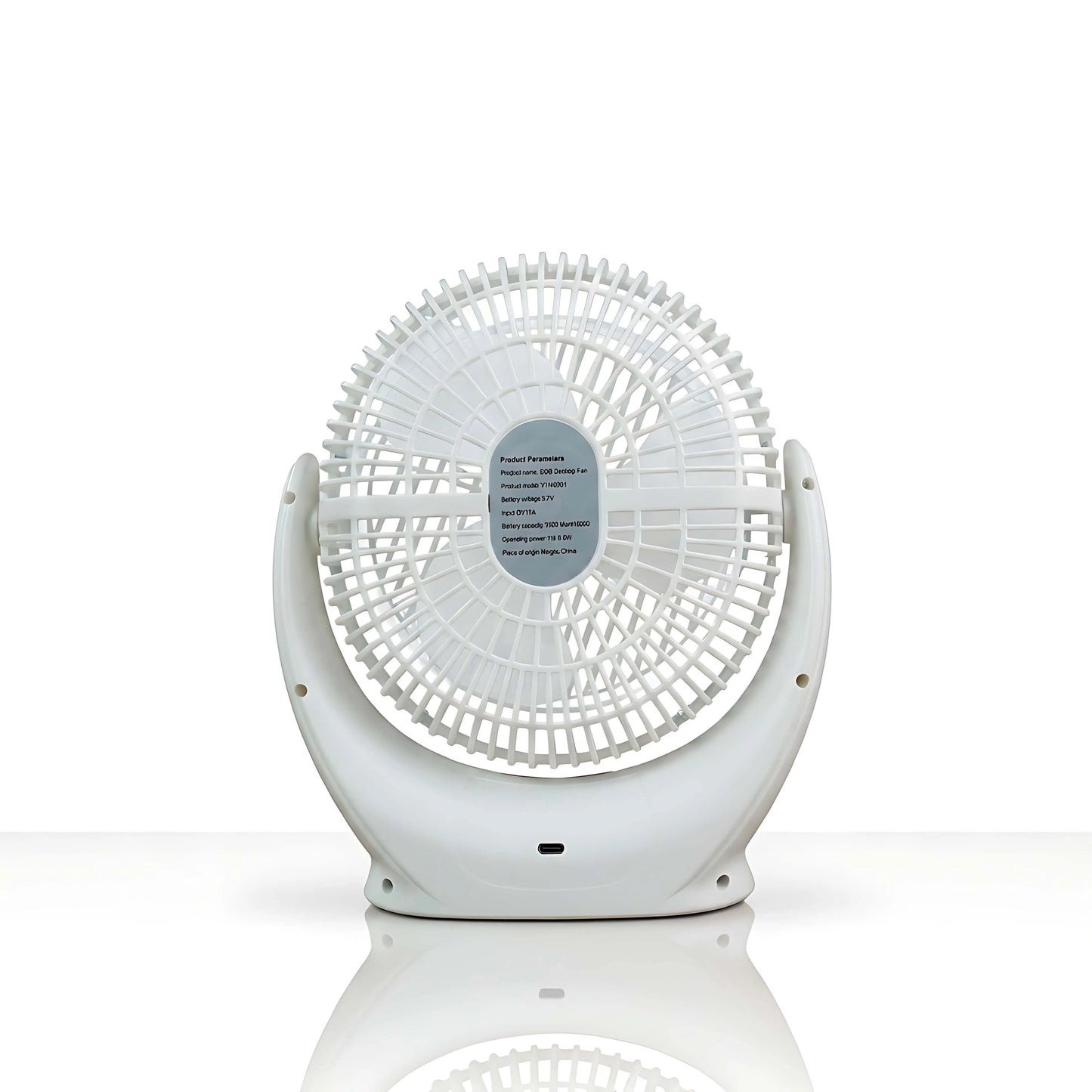 Rechargeable Multi-Speed USB Desktop Cooling Fan With Night Light