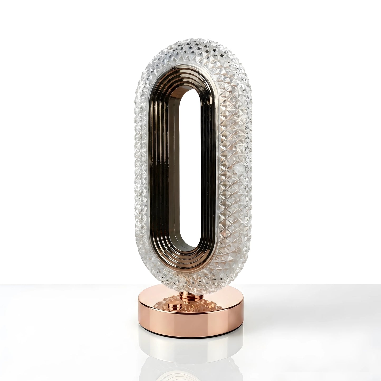Acoustic Touch Crystal Diamond Ambient Sphere Table Lamp