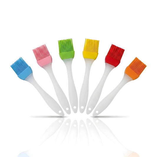 Heat Resistant Silicone Basting & Oil Brush For Cooking & BBQ