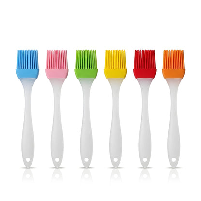 Heat Resistant Silicone Basting & Oil Brush For Cooking & BBQ