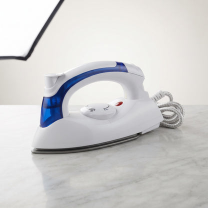 Compact Travel Steam Iron with Adjustable Temperature Control
