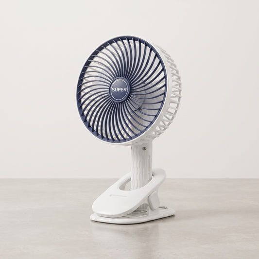 Portable 2-in-1 Clip-On & Desk Fan with Adjustable Tilt