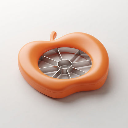 Apple-Shaped Stainless Steel Apple Slicer & Corer