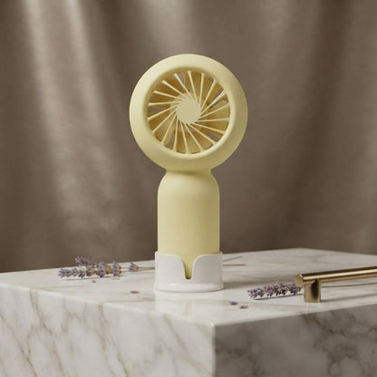 Premium 2-in-1 Portable Handheld & Desktop Mini Fan