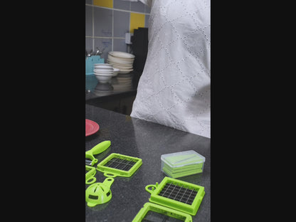 22-in-1 Multifunctional Vegetable Slicer Dicers & Chopper Set
